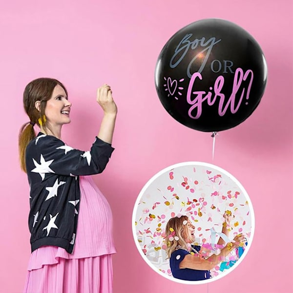 1/3/5 Festdekorationsballonger Stark atmosfär av överraskning Baby Style 4 1 Pc