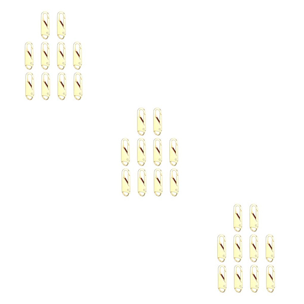 1/2/3/5 10 st För Zipper Pull Replacement Metal För Zipper Gold 10 pcs 3PCS
