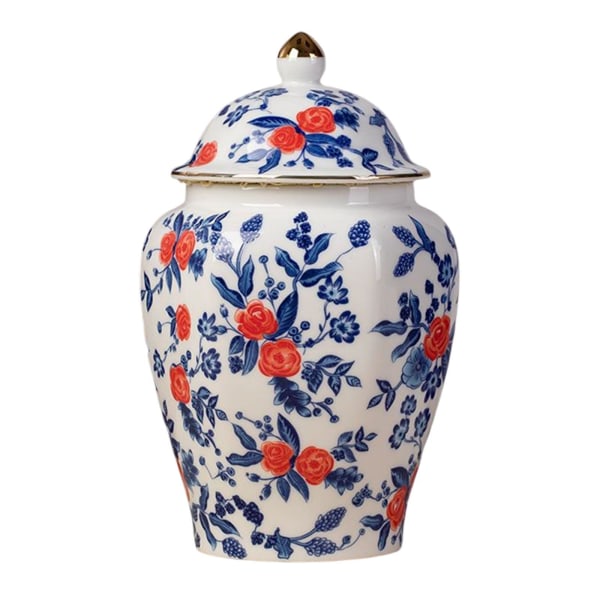 1/2/3 Handgjord vintage keramik ingefärsburk för blommor Style A 1 Pc