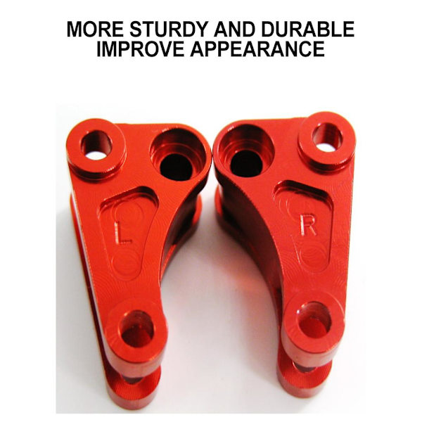 RCGOFOLLOW Aluminiumlegering Hållbar främre bakre upphängningsarm Red