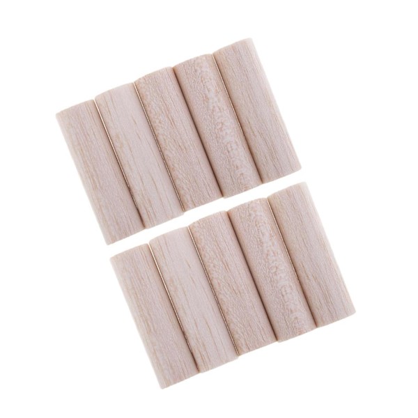 1/5 Balsa Wood Stick oavslutad DIY Woodworking Craft Modeling Wood 10 pcs 50mm 5PCS