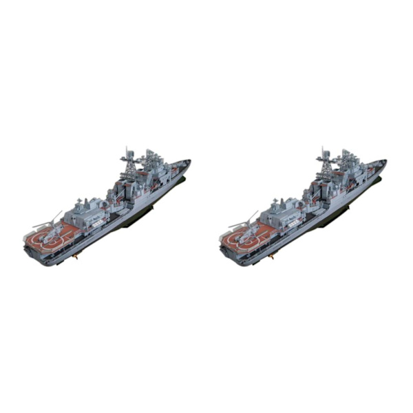 1/2 3D 1/200 För Amiral Levchenko För Destroyer Ship Paper no fix parts 2PCS