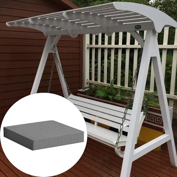 Trädgård Sittdynor Kudde För Memory Foam Base Chair Vattentät Light Grey 40x40x5cm