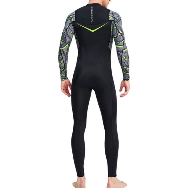 1/2/3/5 Mens Front Zip Våtdräkt för dykning Surfing och simning black XXXL 1 Pc