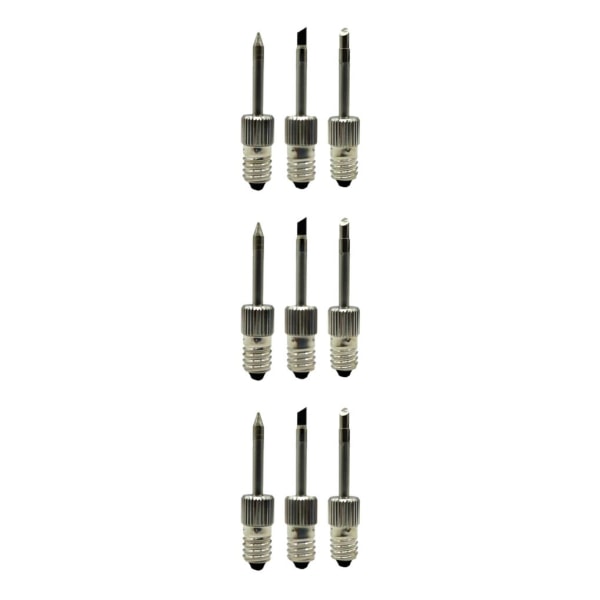 1/2/3/5 Lödkolvspets Byte av lödspets gängad Type BCK no sponge 3Set