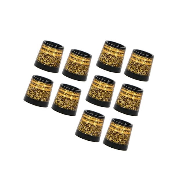 1/2/3 förpackning med 10 golfjärnhylsor avsmalnande skafthylsor Gold 1 Pc