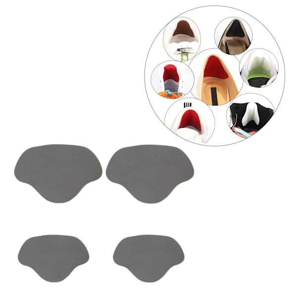 1/2/3/5 Shoe Häl Pad Innersula Häl Reparation Heel Stick för män & gray 1Set