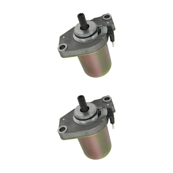 1/2 Elektrisk Startmotor Passar för För Yamaha Jog 50cc Reserv 2PCS