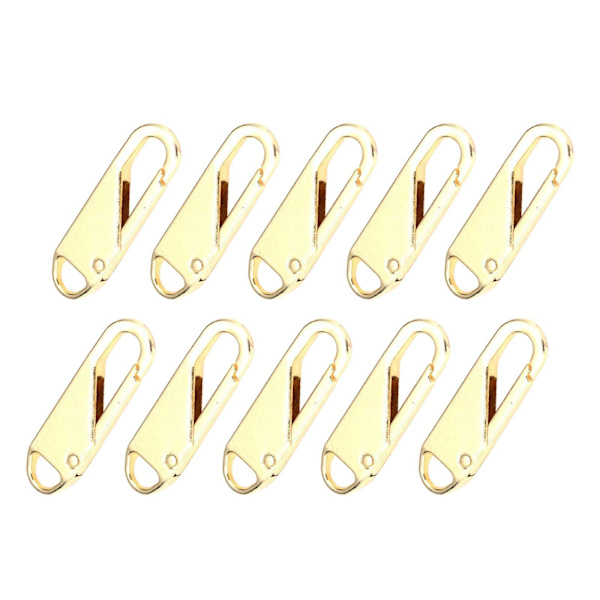 1/2/3/5 10 st För Zipper Pull Replacement Metal För Zipper Gold 10 pcs 1 Pc
