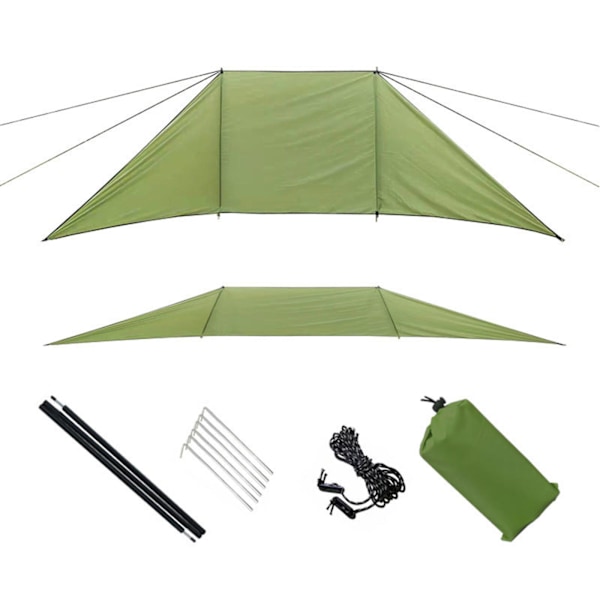 Wind För Blocker För Shield Screen Vindruta Vinterspis för Army green 450*140cm