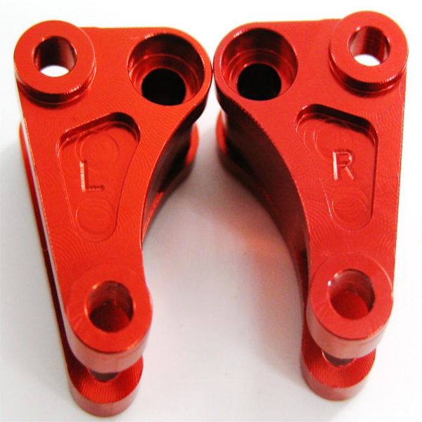 RCGOFOLLOW Aluminiumlegering Hållbar främre bakre upphängningsarm Red