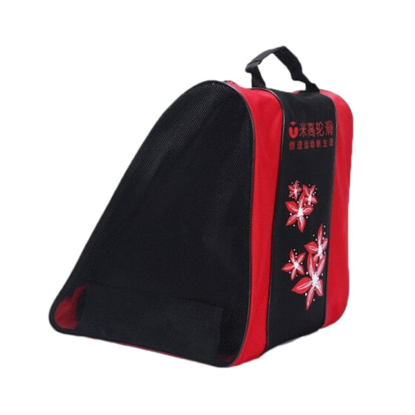 3 Layers Skate Bärväska för barn Rullskridskor Inlines Ice red