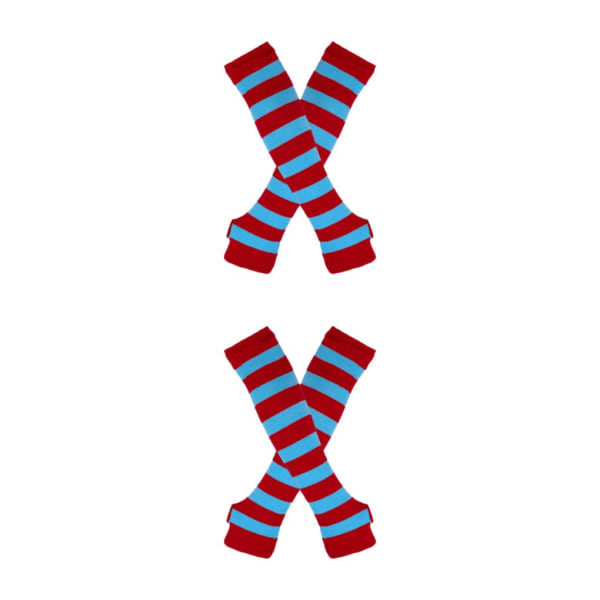 1/2/3/5 Knästrumpor för tjocka lår Lätt att bära och göra Red and blue 2Set