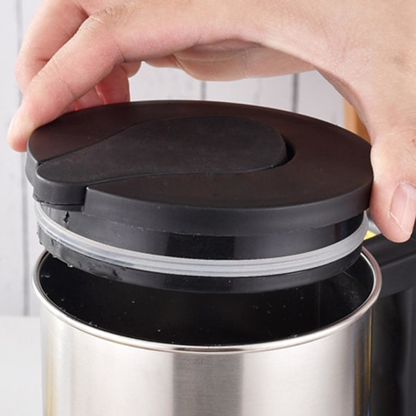 1,6L kallvattenkokare och lock metallvattenkanna för Black 10 x 23cm