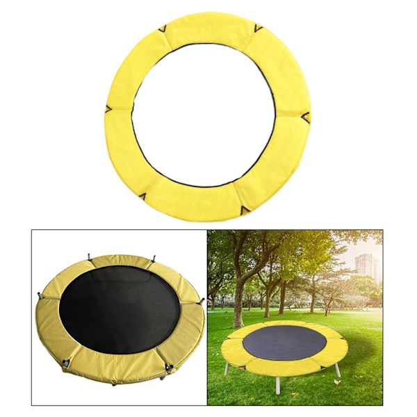 1/2/3/5 Ersättningsdyna för studsmatta säkerhetsstoppningsfjäder Yellow 1.5m 1 Pc