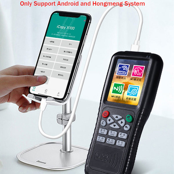 Plast Multi Frequency RFID Smart Card Programmer RFID Reader X100+10 UID