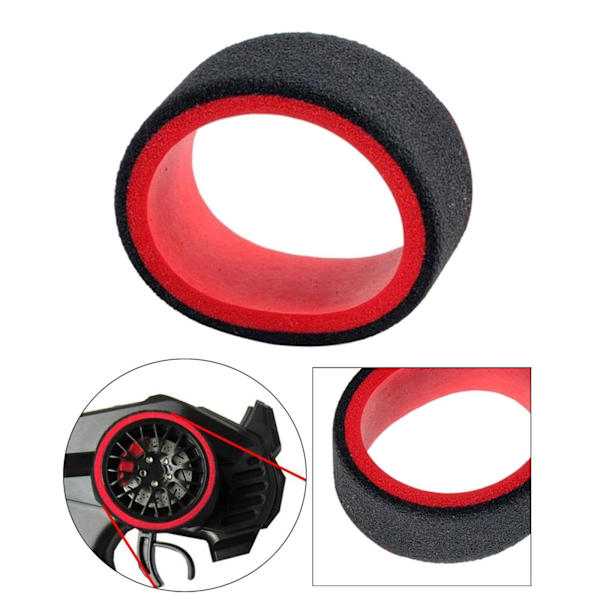 1/2/3/5 RC Rattgrepp Hand Wheel Svampdelar 1Set