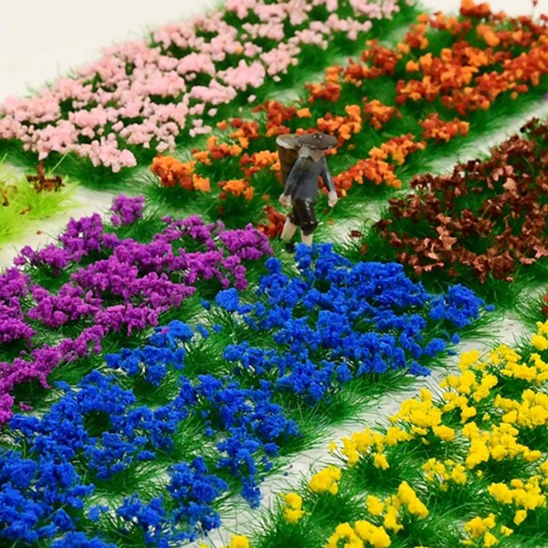 1/2/3/5 Miniature Cluster För Grass Grass Tufts Scenery Model Green 30 Pcs 1Set
