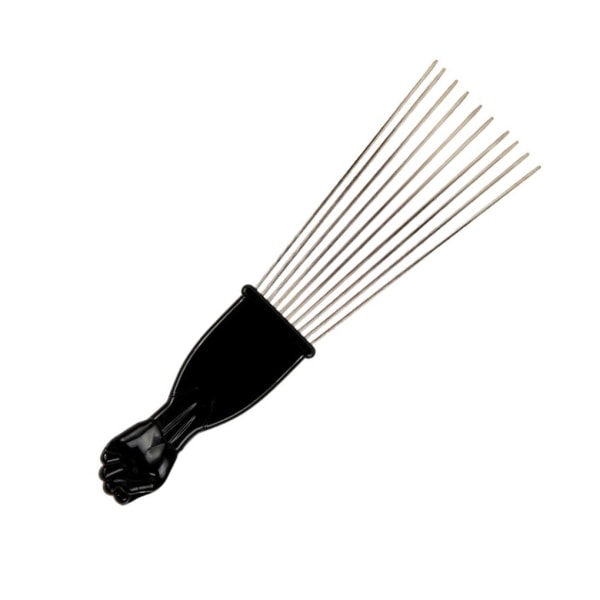 1/2/3/5 New Black Pocket Afro Hair Lifting Pik Pick Detangle Peruk Type B 5Set