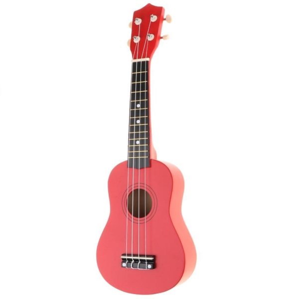 4 String Beginners Ukulele Hawaii Guitar Musical För Red 21 Inch