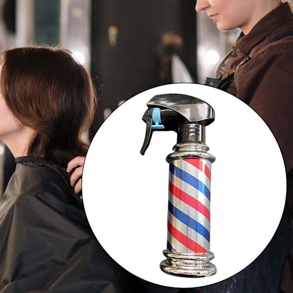 1/2 Multifunktionell Barber Spray Flaska Retro Stripes för Salong Grey 200ml 1Set