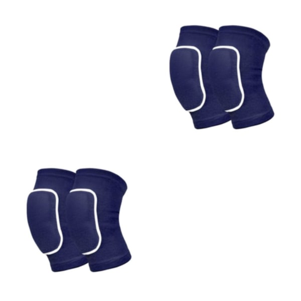 1/2/3/5 andningsbart tyg med hög elasticitet knäskydd för sport Blue As Shown 2PCS