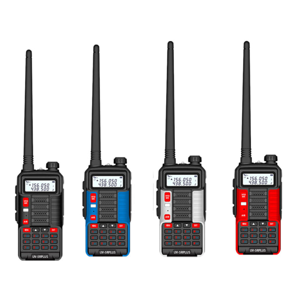 1/2/3 -5R Plus Dual Stage DMR Skinka Radio för lång standbytid Red 1Set