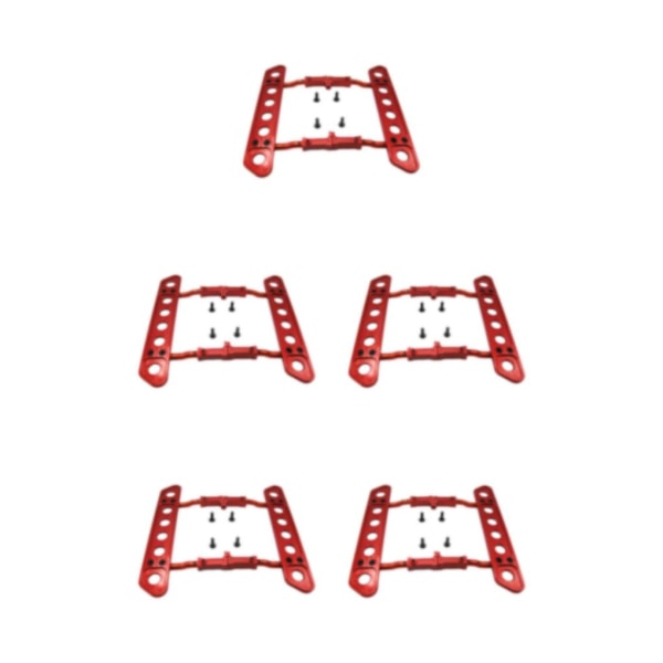 1/2/3/5 legering sidokollision Step Board pedaler för 1/10 axial Red 5Set