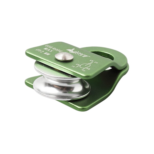 1/2/3 Utomhus klätterremskiva Sidosving 20KN Lättvikt Green 1 Pc
