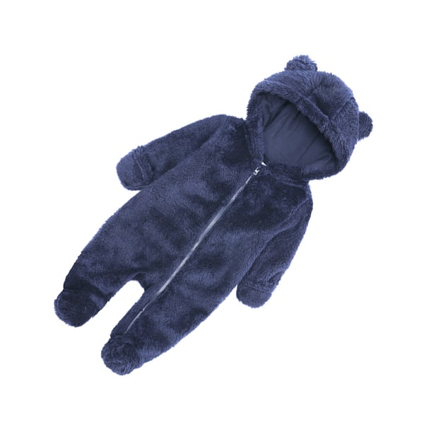 Varm och lätt att bära Baby Vinter Jumpsuit med Luva Lämplig dark blue 0-3 months