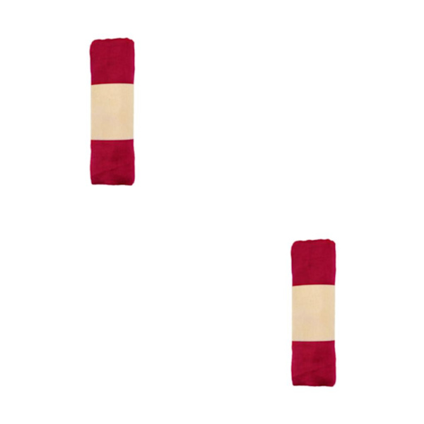 1/2/3/5 Mjuka andningsbara halsdukar för kvinnor Lyxiga och jujube red 2Set