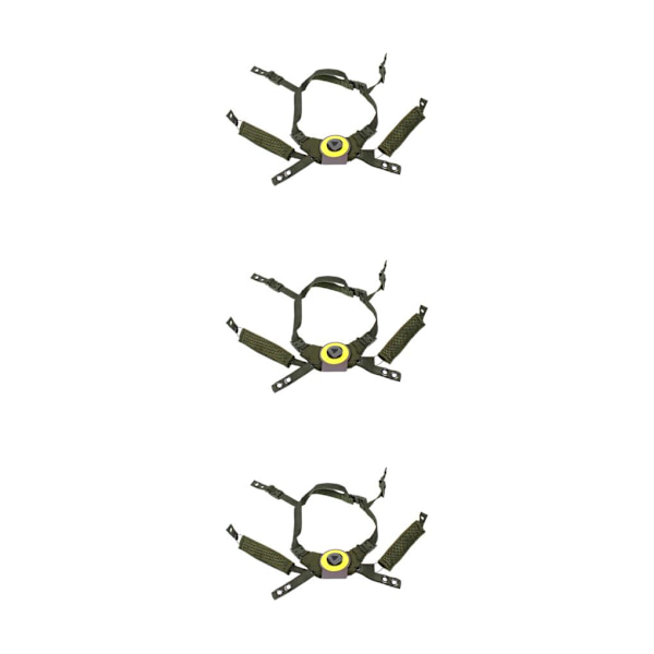 1/2/3 justerbart hakbandsupphängningssystem med skruvar utomhus Army Green 3PCS