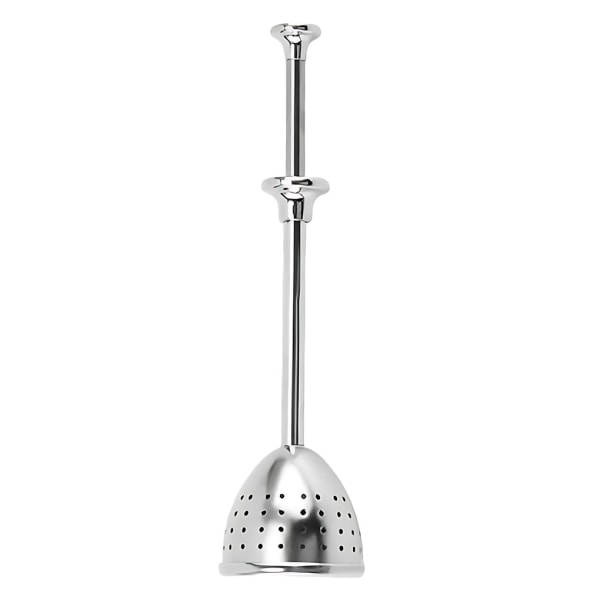 Silvergrå Essential Tea Infuser Sil Verktyg för tedrickande Conical tea filter