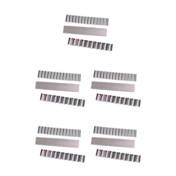 1/2/5 Polymer Clay Former Puncher Hole Punch Metal Form För 5PCS