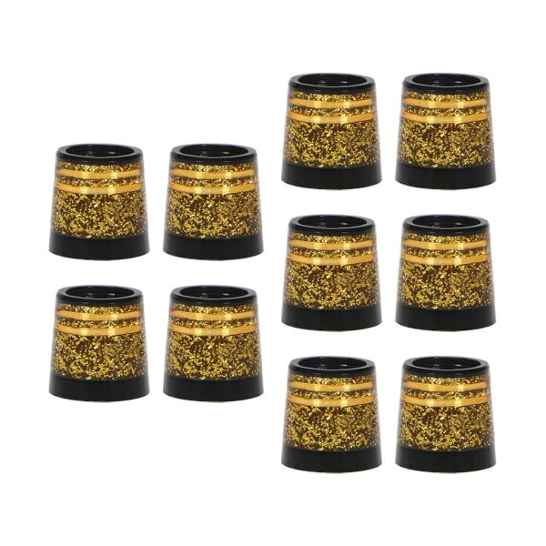 1/2/3 förpackning med 10 golfjärnhylsor avsmalnande skafthylsor Gold 1 Pc