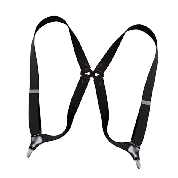 1/2/3 män kvinnor hängslen Y-formade justerbara elastiska remmar Black 2PCS