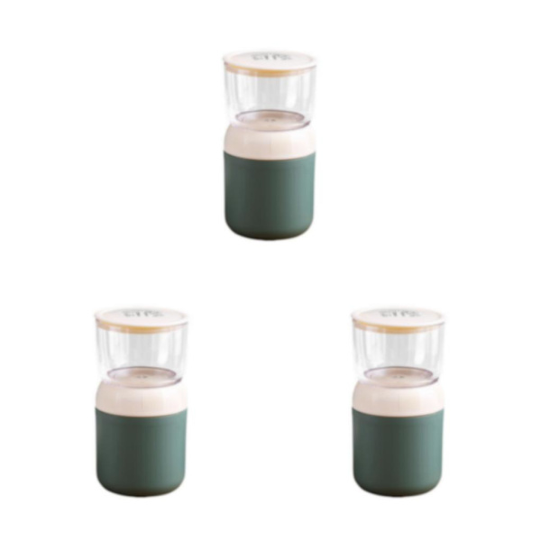 1/2/3 hållbar och säker matbehållare för bekväm förvaring och empty blue green 1 stainless steel 3PCS
