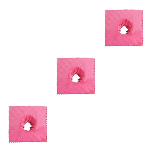 1/2/3/5 massagebordsskydd med andningshål 40x40 cm Pink 3PCS