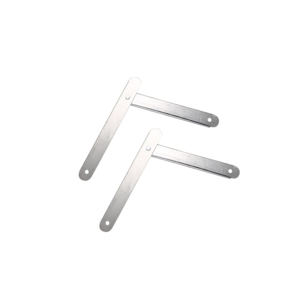 1/2/5 2x hopfällbar stegstege Gångjärnsfäste Stepstegar Tie White 34cm 2 pcs 5PCS