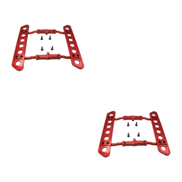 1/2/3/5 legering sidokollision Step Board pedaler för 1/10 axial Red 2Set