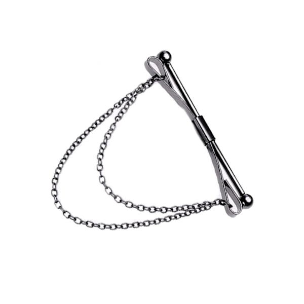 1/2/3/5 Mode mäns krage Bar Pin med kedja Cravat spännen 1Set