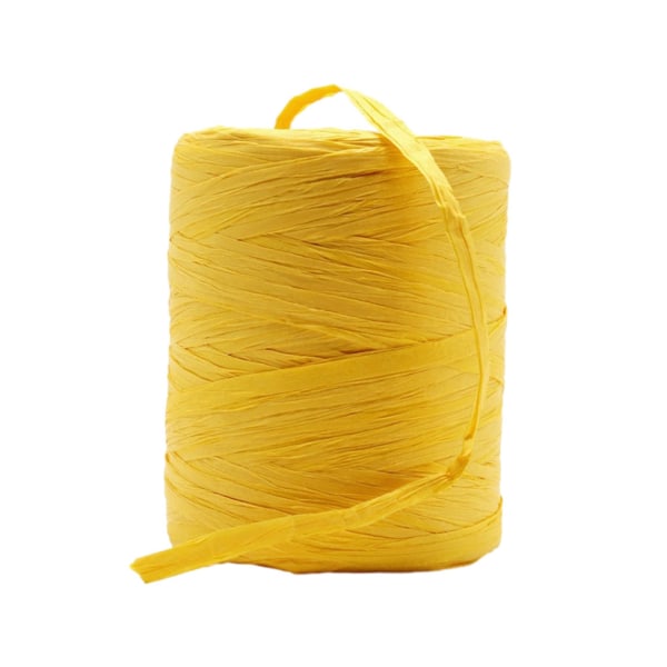 1/2/3/5 Bred applikation Vackra DIY-projekt med Raffia-garn yellow 1Set