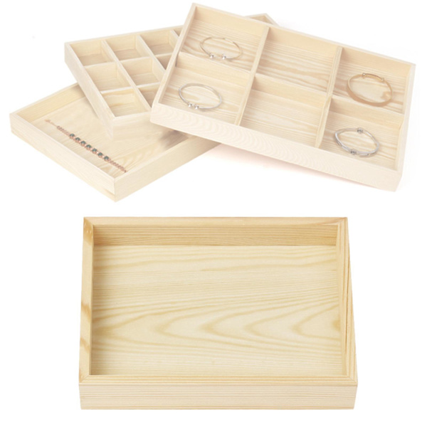 1/3/5 Smycken Display Fack Case Pärlor Hållare Ädelstensarmband 1 grids 7.87x5.91x1.38 Inch 1Set