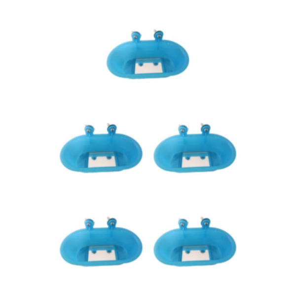 1/2/3/5 Plast hållbar konstruktion och multifunktionell fågel Bottom mirror 5Set