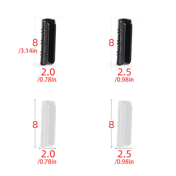 1/2/3/5 20x hållbara och lätta att klippa för växthusskydd white 20mm 5PCS
