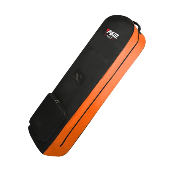 Wheeled För Golf Travel Cover Bag for Airlines Shipping Storage Orange