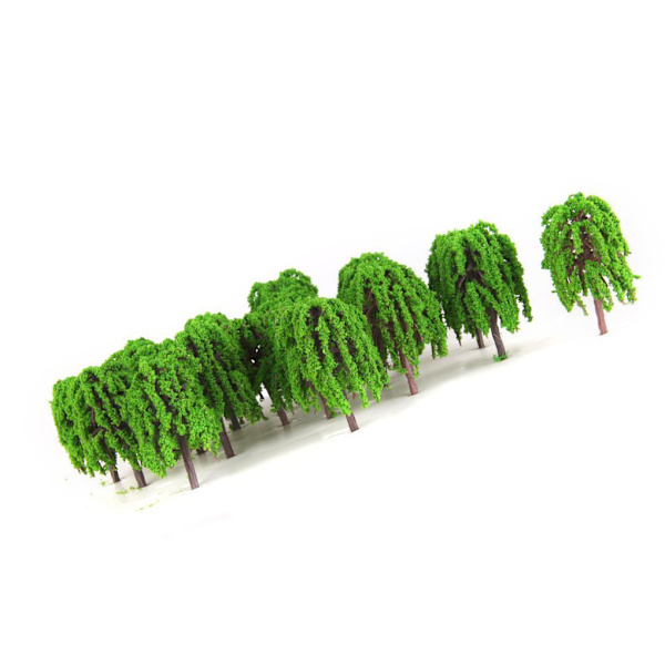 1/2/3 25 st Landskap Landskap Tåg Modell Willow Trees Skala 2PCS
