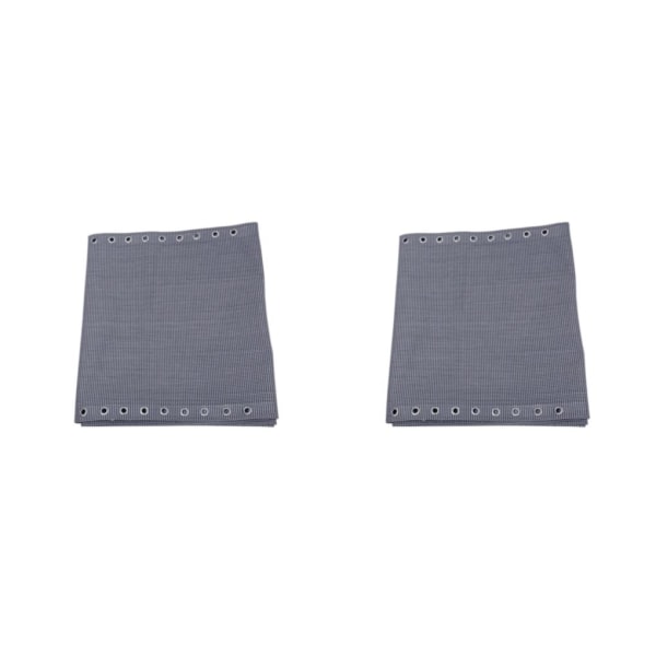 1/2/3 Andningsbar och bekväm stolbyte Tyg Robust gray 160*43cm 2Set