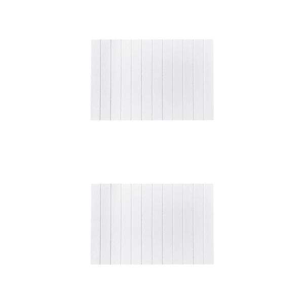 1/2/3/5 Mini 1/12 1/6 skala Dockhusväggpanel gör det själv i trä L White 2Set