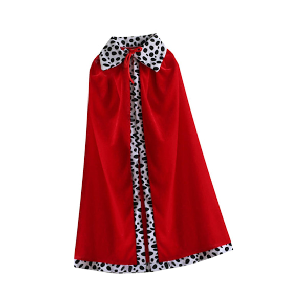 1/2 King Cape King Robe Cloak Kostymtillbehör för maskerad 90cm for Kids 1Set
